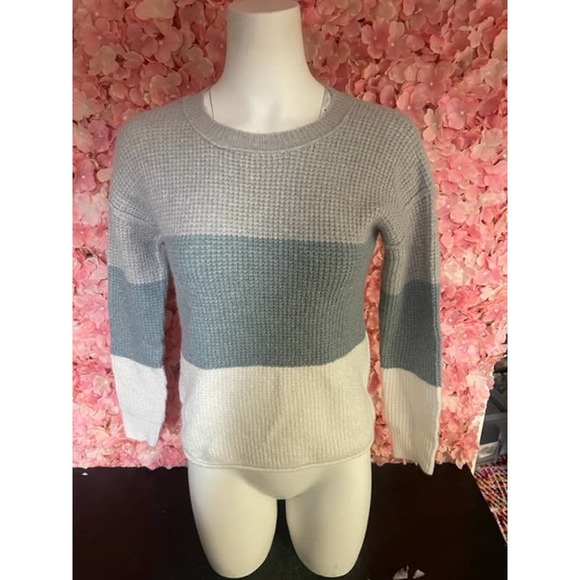 Pink Republic Tri Color Light Medium Sweater NWT - Picture 1 of 5